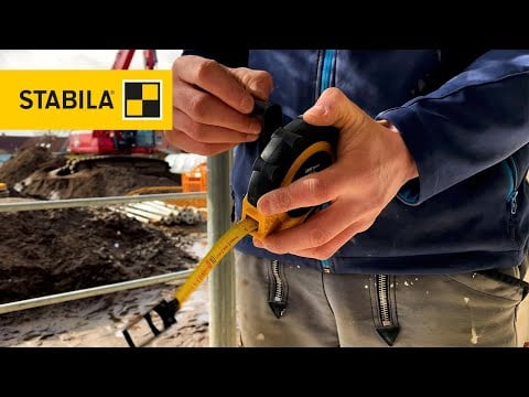 Stabila 66 ft. Closed Case Tape Measure, Imperial Scale, LBM 2000 STEEL, 30950