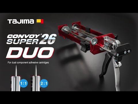 Tajima Tool Convoy Super 26 DUO Dual Cartridge Caulk Gun CNV-DSP26
