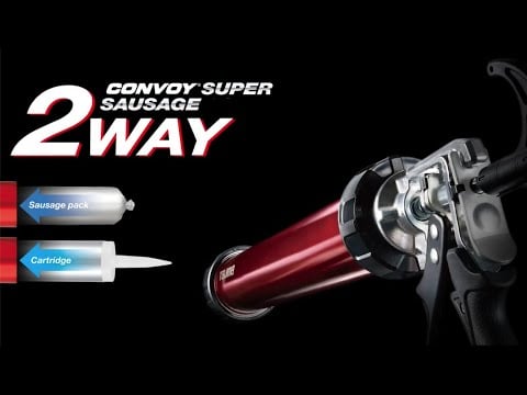 Tajima Tool Convoy Super 26 Sausage 2way Caulk Gun CNV-FSP26-600