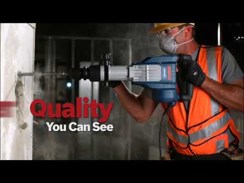 Bosch SDSmax Inline Demolition Hammer w/ Vibration Control DH1020VC