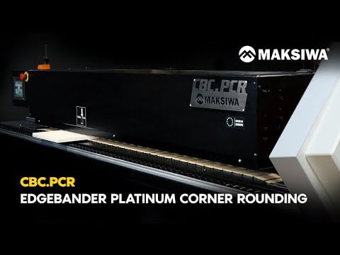 Maksiwa Automatic Edgebander Platinum Corner Rounding 1Ph 220V CBC.PCR