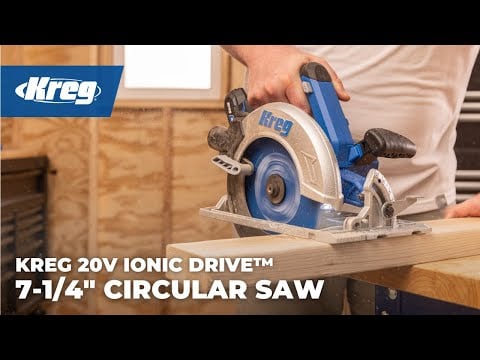Kreg 20V Ionic Drive 7-1/4" Circular Saw KPTCS725A
