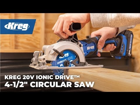 Kreg 20V Ionic Drive 4-1/2" Circular Saw KPTCS450A