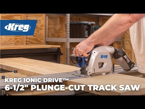 Kreg 20V Ionic Drive 6-1/2" Plunge-Cut Track Saw + ACS Guide Track Project Kit ACS2100B