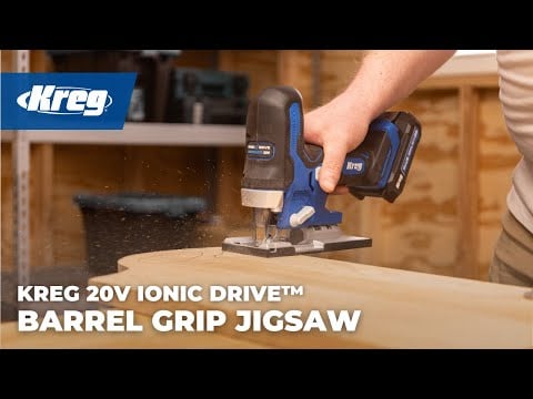 Kreg 20V Ionic Drive Barrel Grip Jigsaw Kit KPTBJS100A