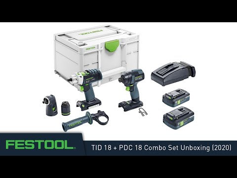 Festool Cordless Drill & Impact Driver Set TID 18 HPC 4.0-I-Set T18 577615
