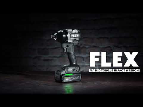 Flex Tools 1/2" Mid-Torque Impact Wrench Kit FX1451-1C
