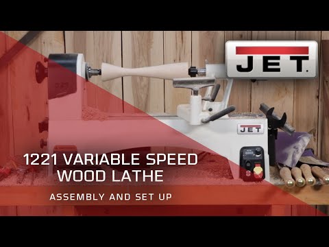 Jet 12 x 21 in. Variable Speed Wood Lathe JWL-1221VS 719200