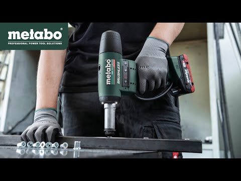 Metabo Cordless Rivet Nut Gun Kit w/ 8.0Ah Battery NMP 18 LTX BL M10 601788840625369000K