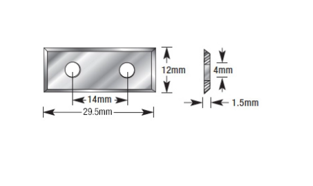 Amana Tool 29.5mm x 12mm x 1.5mm Carbide HRK-30
