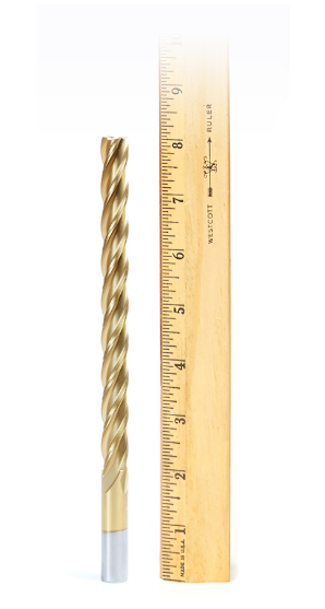 Amana Tool HSS End Mill 1/2 in x 1/2 in x 8 in OL HSS1214