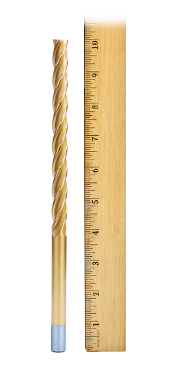 Amana Tool HSS End Mill 1/2 in x 1/2 in x 10 in OL HSS1215