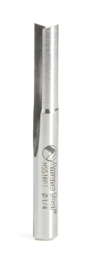 Amana Tool HSS Plastic 2FL 'O' 1/4 in x 1/4 in HSS1601