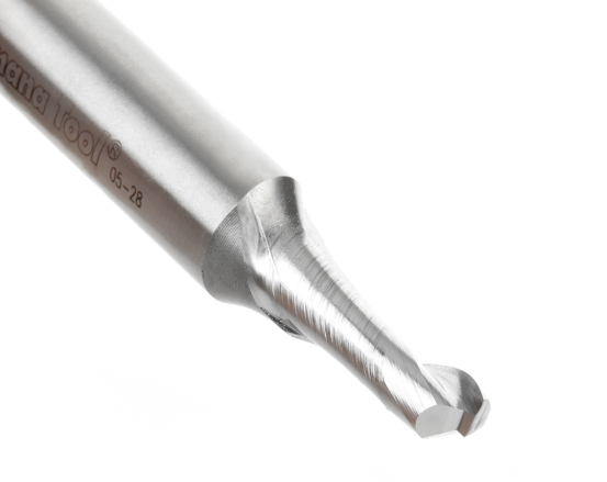 Amana Tool HSS 1FL 5/16 in x 1/2 in x 3-1/4 in Up-Cut HSS1624
