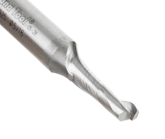 Amana Tool HSS 1FL 5/16 in x 1/2 in x 3-1/2 in Up-Cut HSS1625