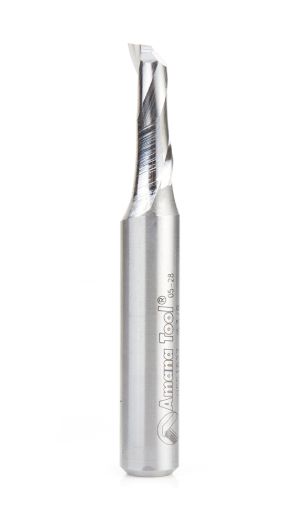 Amana Tool HSS 1FL 3/8 in x 1/2 in x 3-1/2 in Up-Cut HSS1627