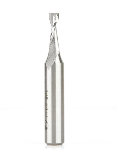 Amana Tool HSS 2FL 1/4 in x 1/2 in x 3-1/4 in Up-Cut HSS1635