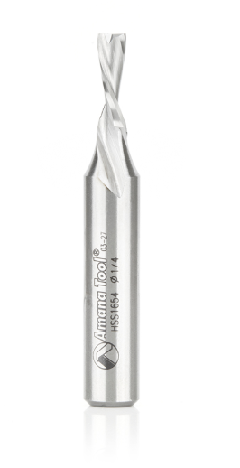 Amana Tool HSS 2FL 1/4 in x 1/2 inx3-1/4 in Down Cut HSS1654