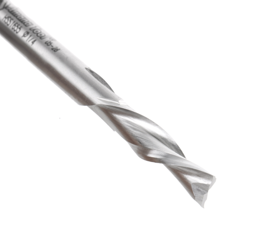 Amana Tool HSS 2FL 1/4 in x 1/4 in x 3 in Down-Cut HSS1655