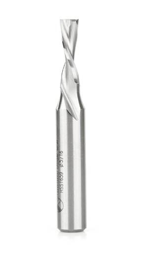 Amana Tool HSS 2F 5/16 in x 1/2 inx3-1/2 in Down Cut HSS1659