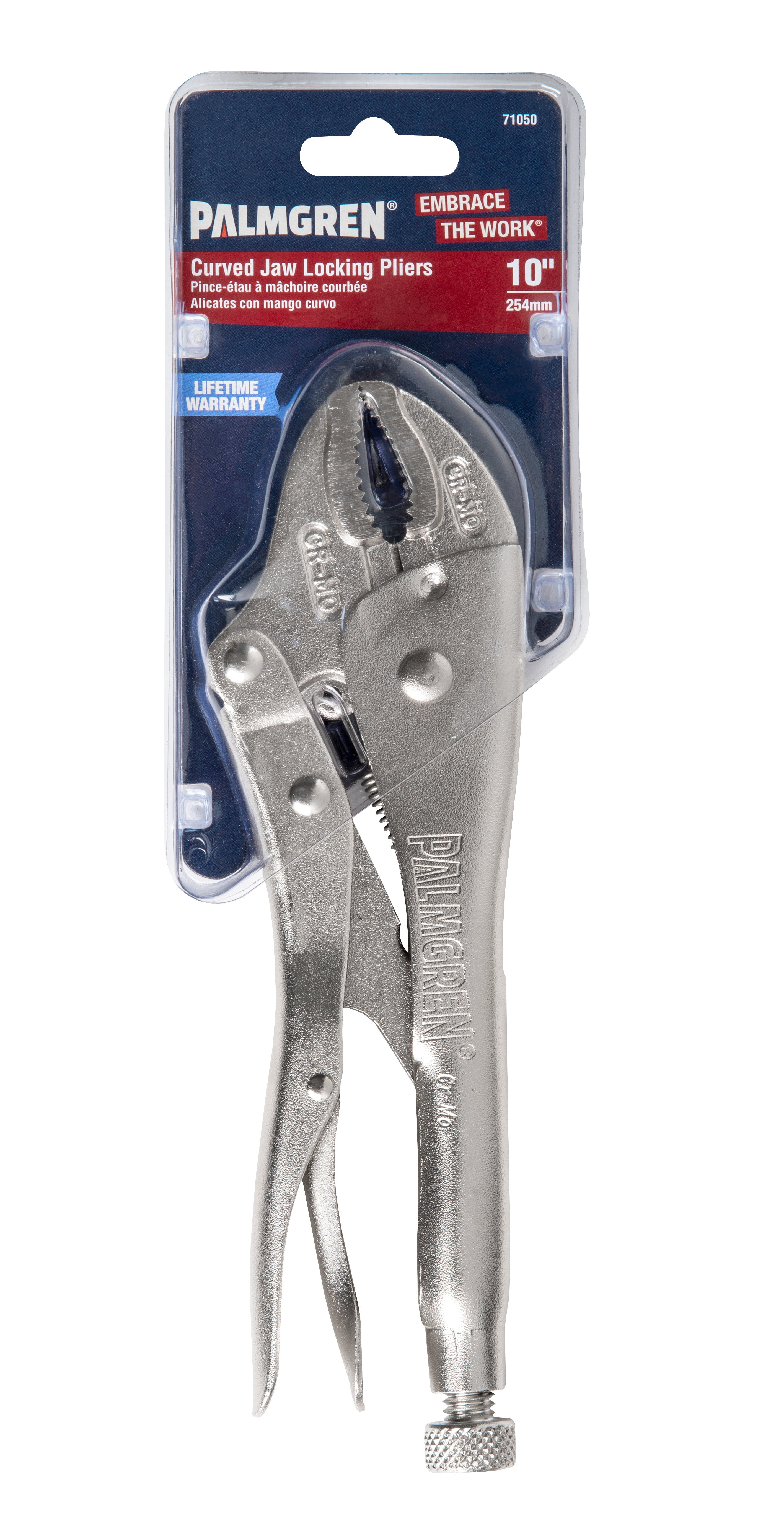 Palmgren 10" Curved Jaw Locking Plier 71050