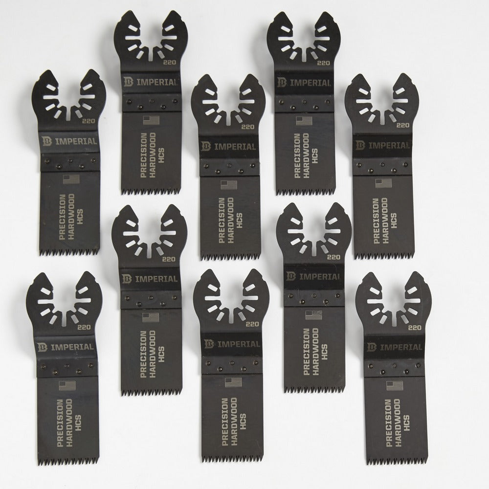 Imperial Blades ONE FIT 1-1/4" Japanese Precision HCS Blade 10 Pc (replaces 10MM220) IBOA220-10
