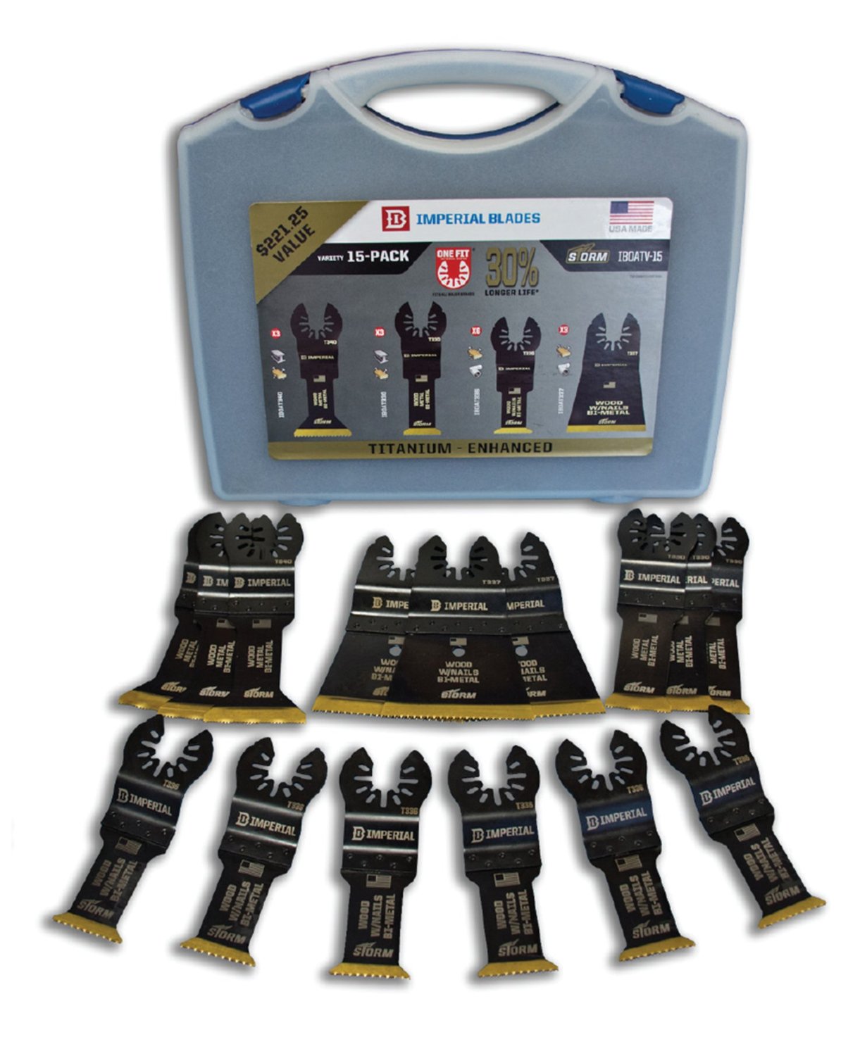 Imperial Blades Titanium Enhanced Variety 15-pack IBOATTV-15