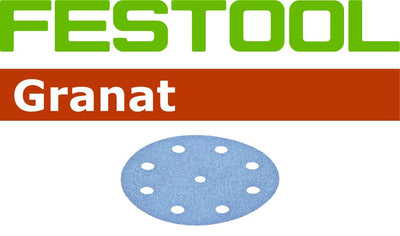 Festool Granat 5 in. 400G Sanding Disc STF D125/8, 100-Pack 497177