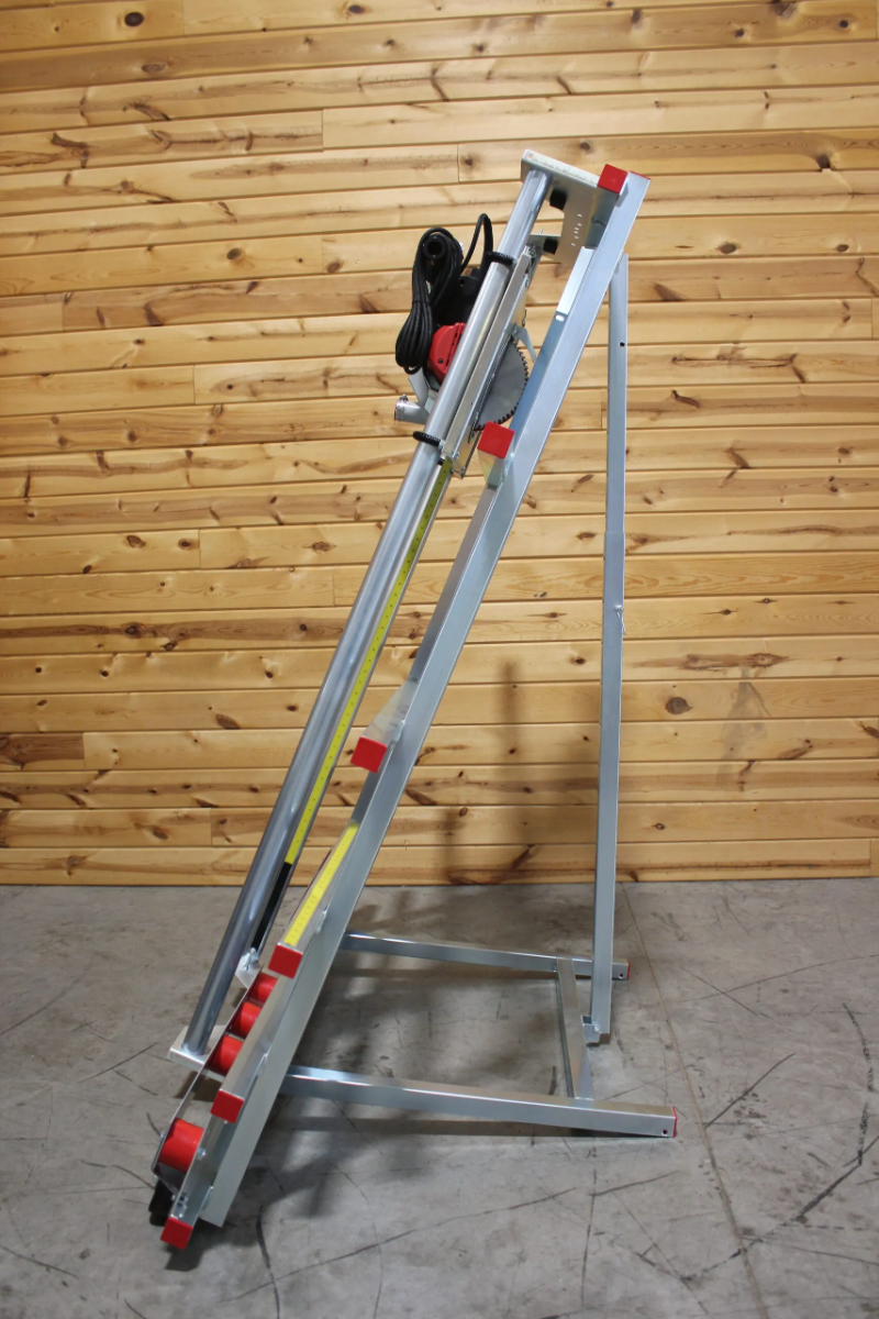 Safety Speed Cut Vertical Panel Saw with Wheels, Folding Stand, Dust Outlet & Saw Blade 6480-20C
