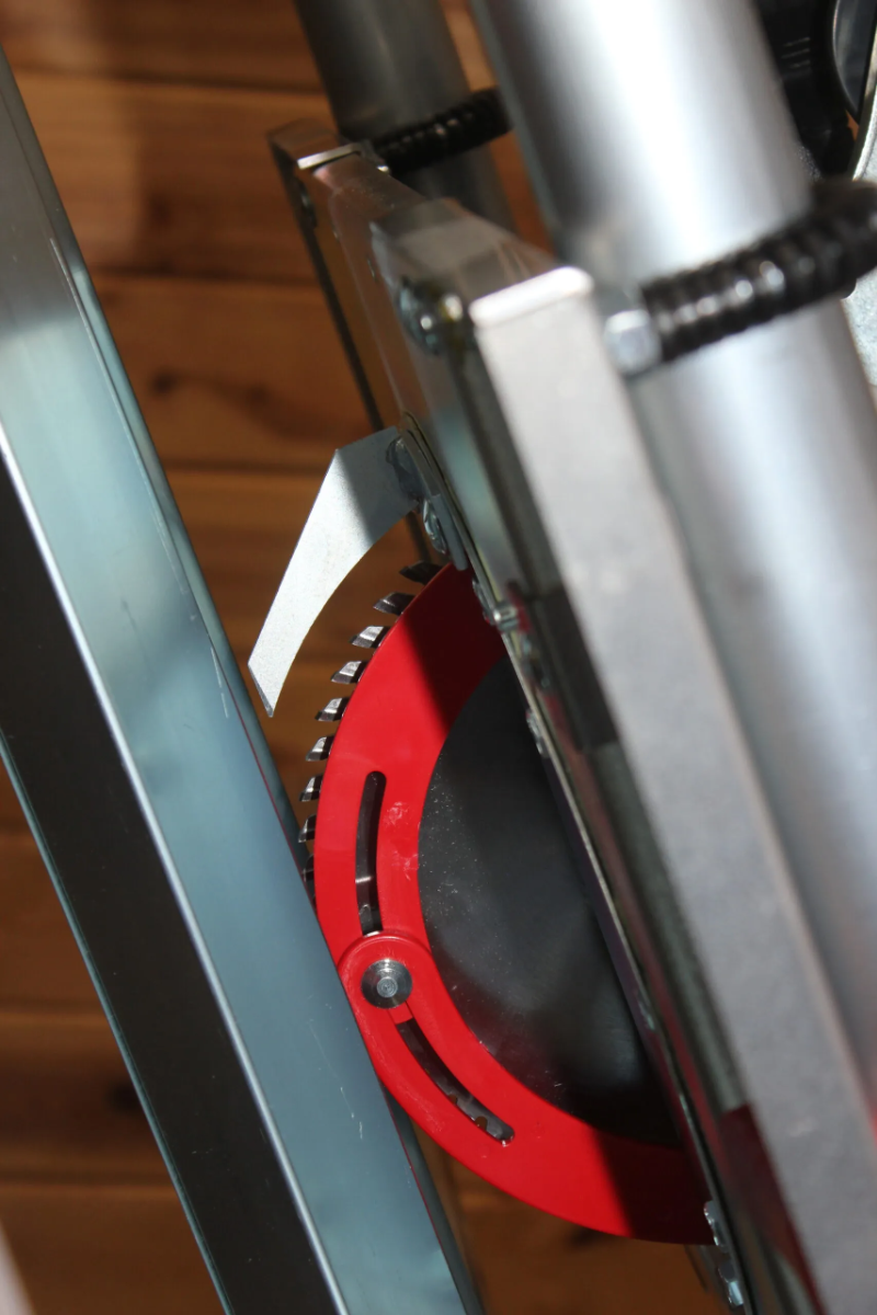 Safety Speed Cut Vertical Panel Saw with Wheels, Folding Stand, Dust Outlet & Saw Blade 6480-20C