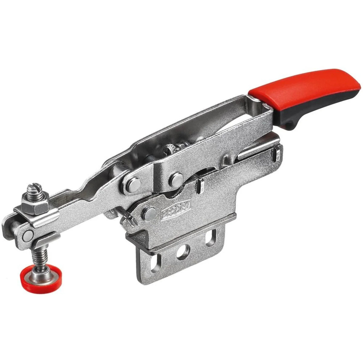 Bessey Tools Auto-Adjust Horizontal Low Profile Toggle Clamp, Straight Base, 450 lbs. Holding Capacity STC-HV20