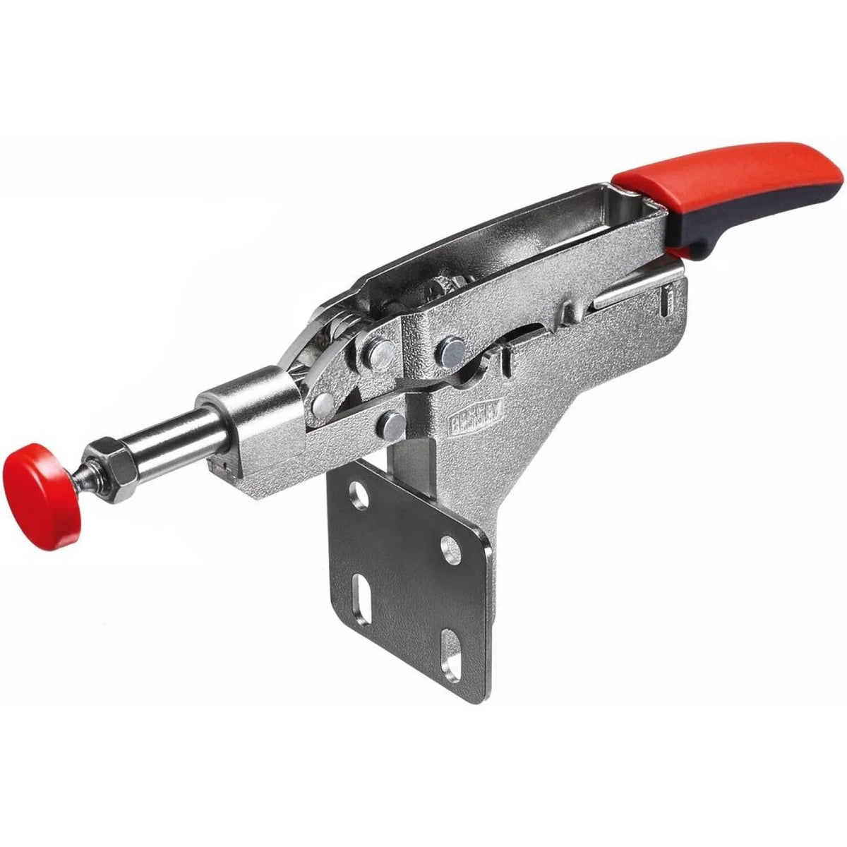 Bessey Tools Auto-Adjust Push/Pull Toggle Clamp, Vertical Flanged Base, 450 lbs. Capacity STC-IHA15