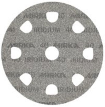 Mirka Iridium 9 in. 60G 9 Hole Grip Styro, Qty 25 24-9CU-060