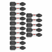 Bosch 15-Piece Impact Tough 1 in Phillips 2 Insert Bits ITPH2115