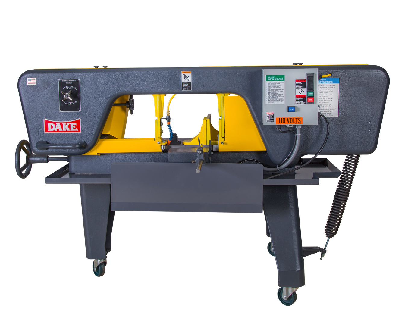 Dake Machinery JH-10 10" x 18" Wet Horizontal Bandsaw 110V 1Ph 985017-1