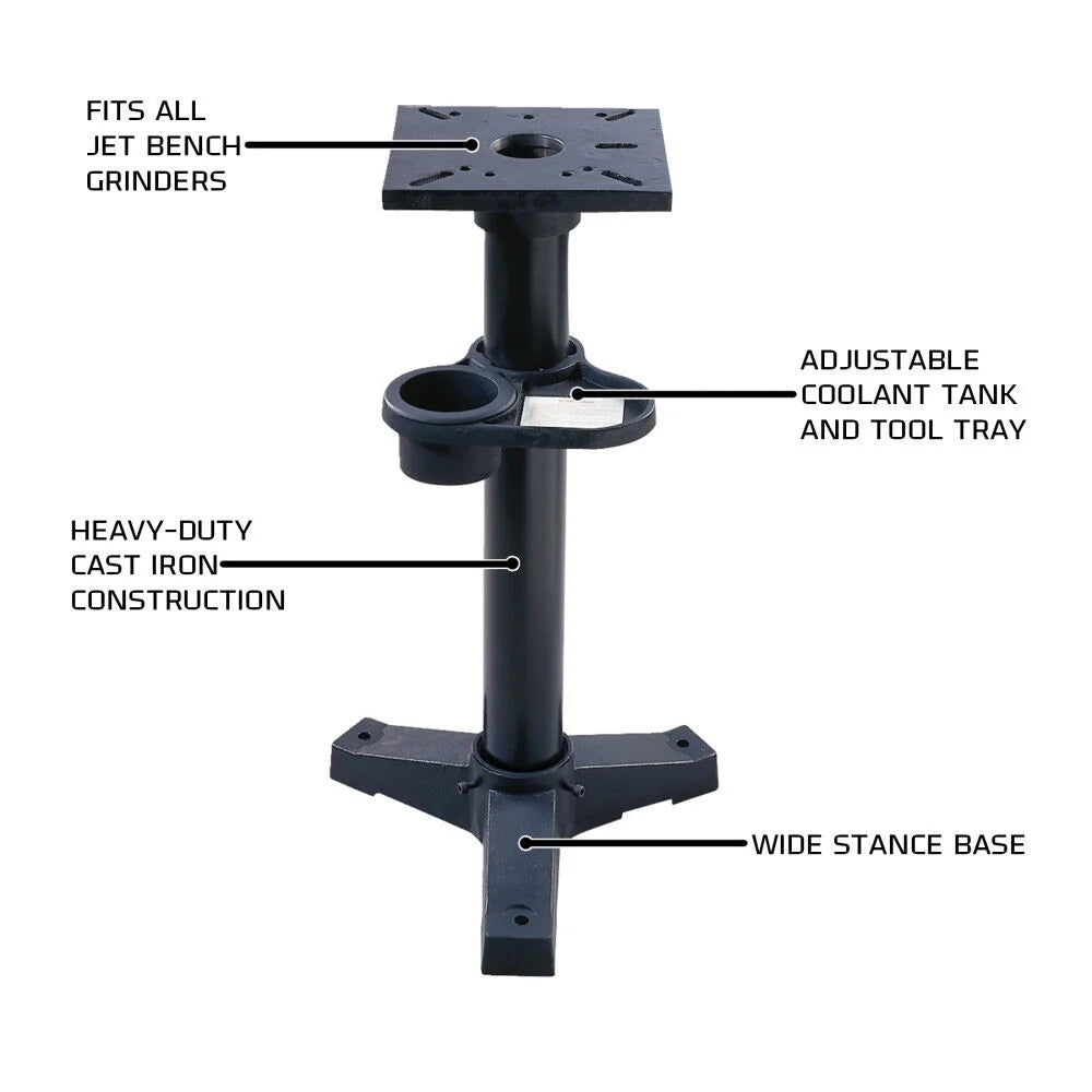 Jet JBG-8A, 8 in. Shop Grinder & JPS-2A Stand 577102K