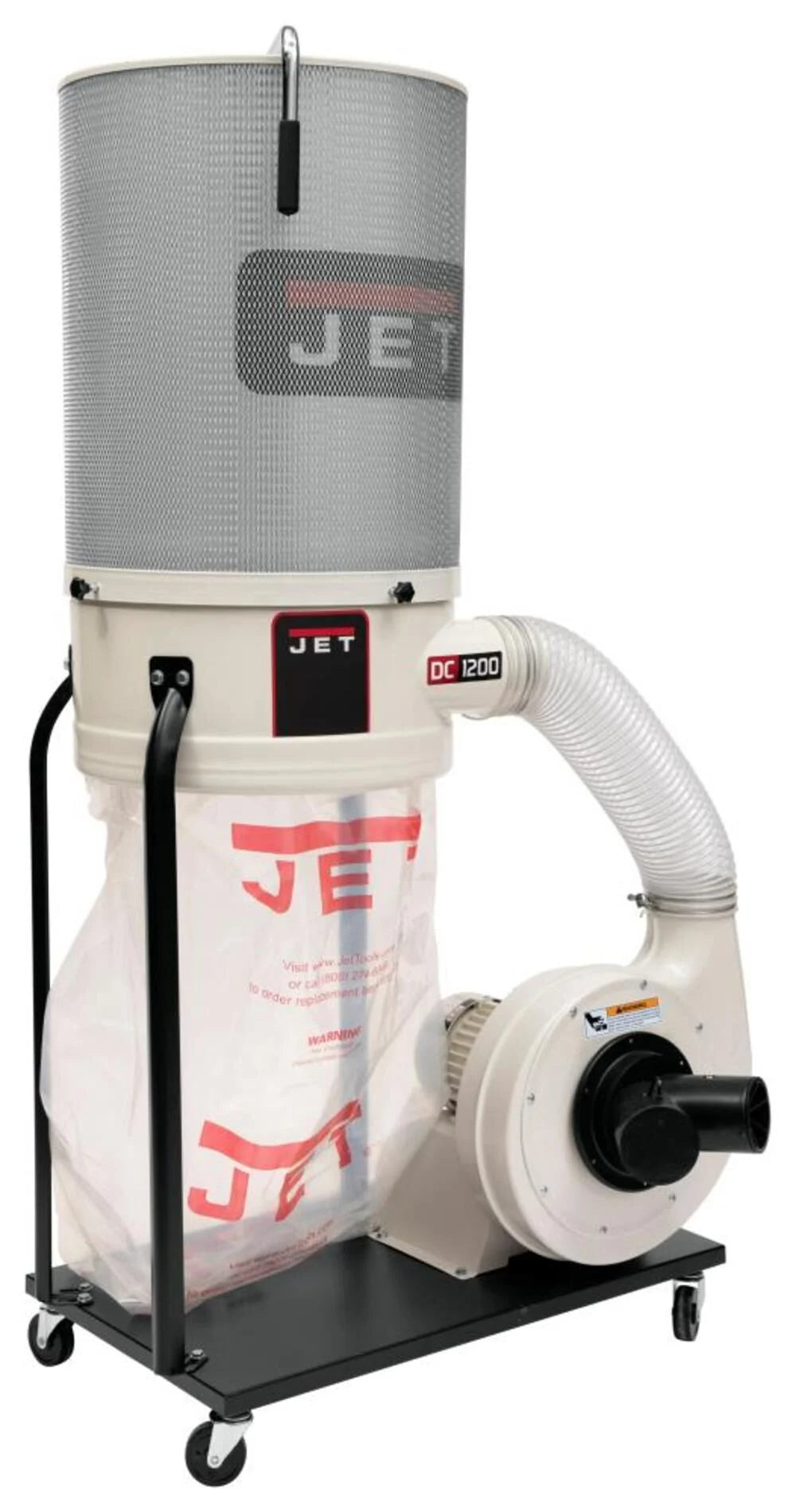 Jet DC-1200VX-CK3 Dust Collector, 2HP 3PH 230/460V, 2-Micron Canister Kit 710704K