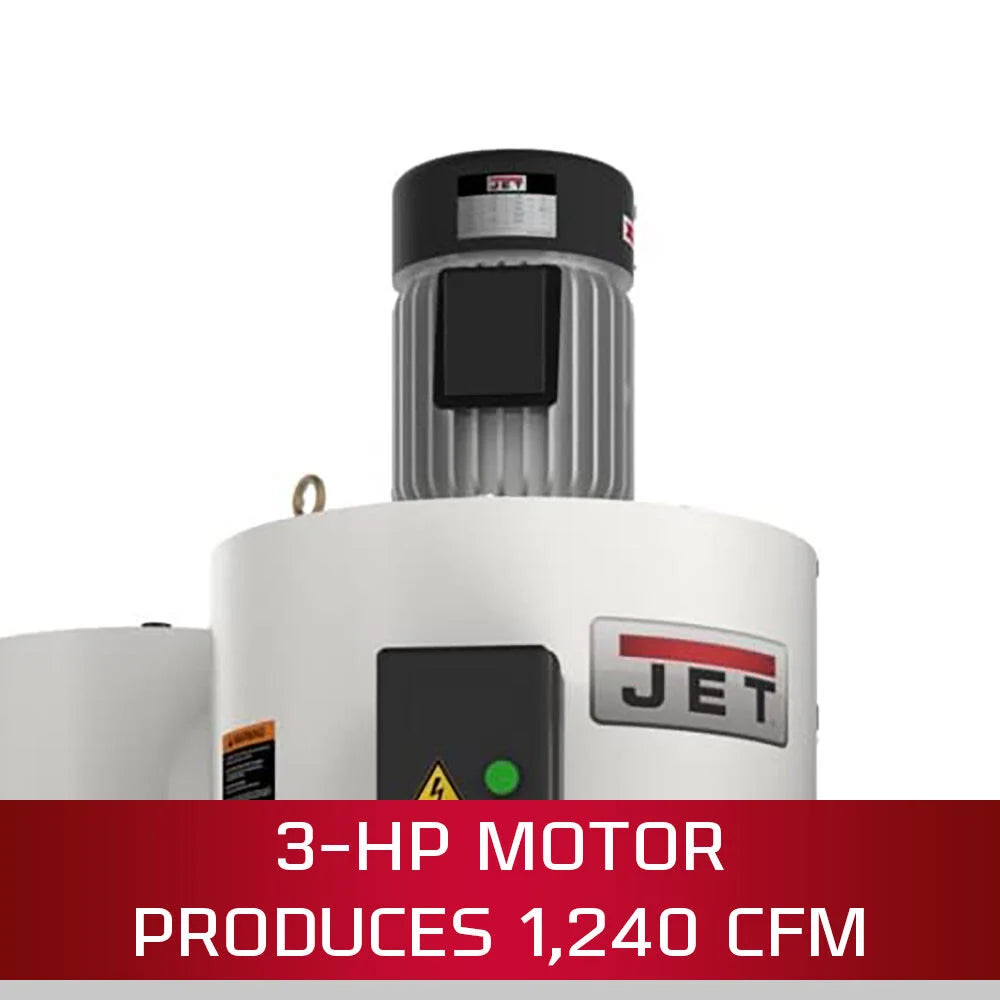 Jet JCDC-3 Cyclone Dust Collector Kit, 3HP 1PH 230V 717530K