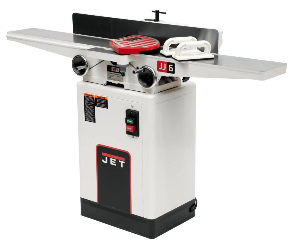 Jet JJ-6CSDX, 6 in. Deluxe Jointer, 1HP 1PH 115/230V, Quick-Set Knives 708457DXK