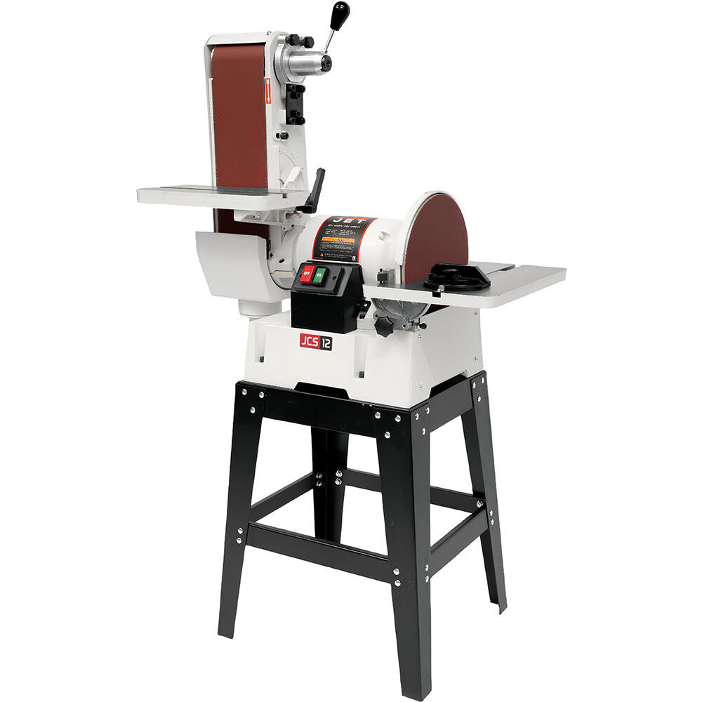 Jet JSG-6DCK, 6 in. x 48 in. Belt/12 in. Disc Sander with Open Stand, 1.5HP 1PH 115/230V 708599K