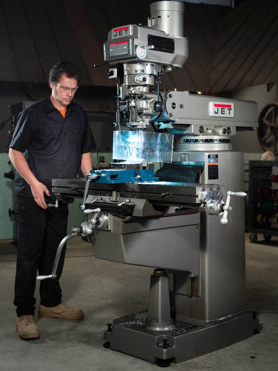 Jet JTM-1050VS2 Variable Speed Vertical Milling Machine 230/460V 3Ph 691050