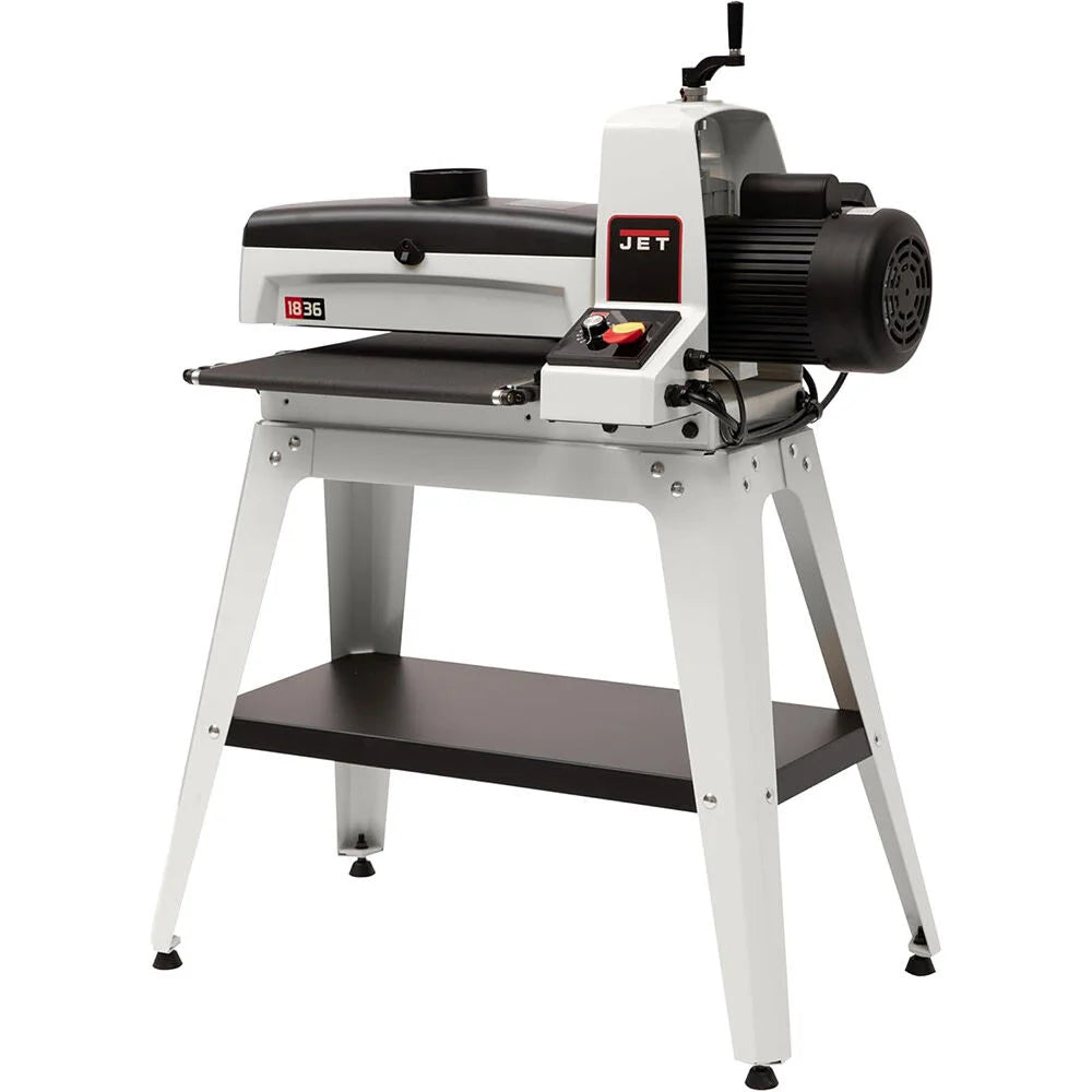 Jet JWDS-1836 Drum Sander, 1.75HP 1PH 115V, Open Stand 723530K