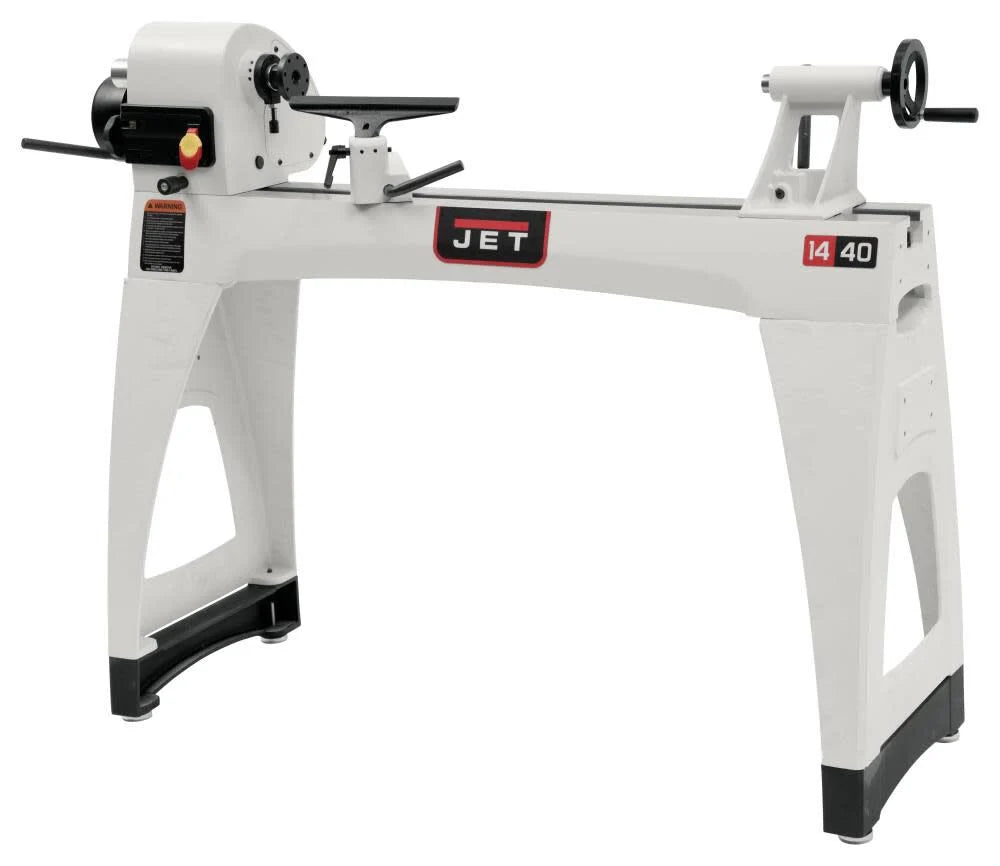 Jet JWL-1440VSK 14 in. x 40 in. Variable Speed Wood Lathe with Legs, 1HP 1PH 115/230V 719400K