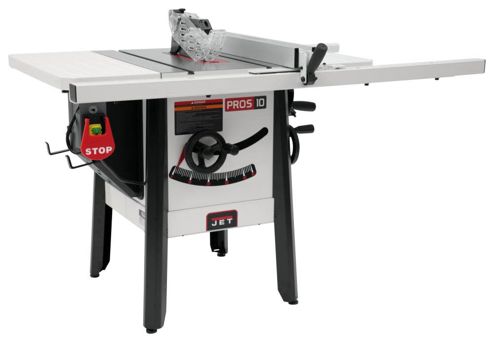 Jet JPS-10 10 in. Proshop 1.75HP 1PH 115V. 30 in. Fense System, Steel Wing w/ Riving Knife 725004K