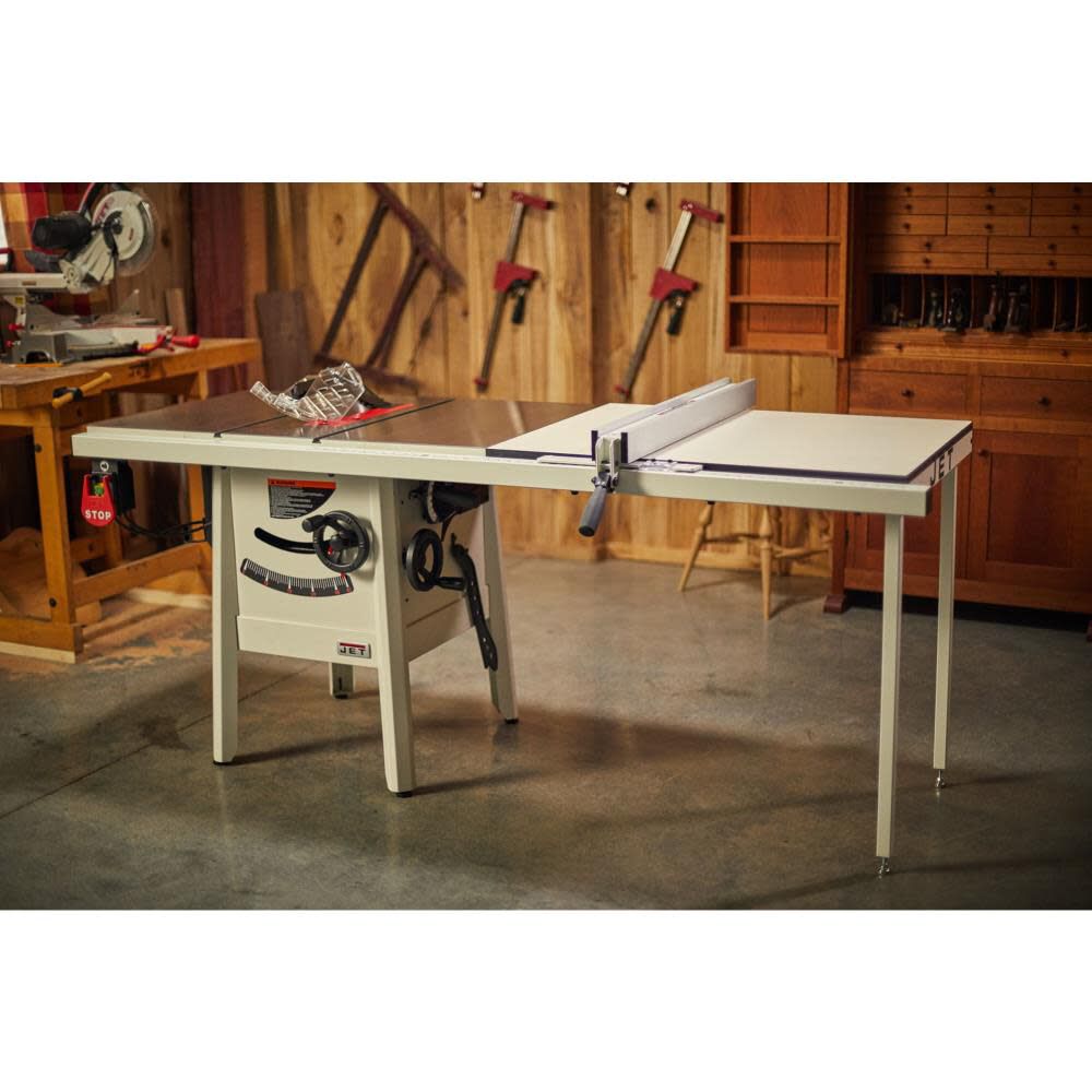 Jet JPS-10, 10 in. ProShop 1.75HP 1PH 115V, 52 in. Fence System, Cast Wing w/ Riving Knife 725001K