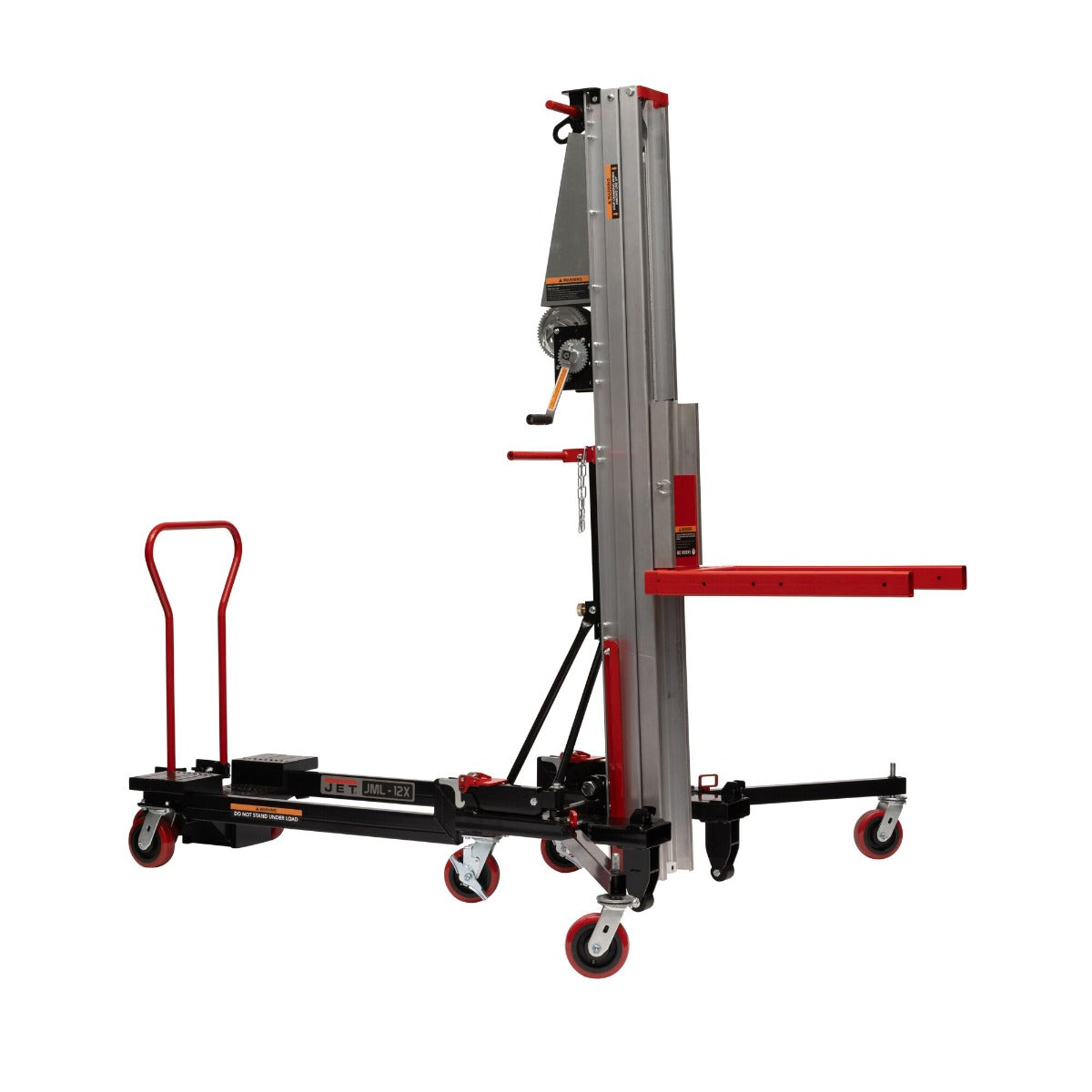 Jet 12' Material Lift JML-12X, 650 lbs, Optional Counterbalance JT1-2409