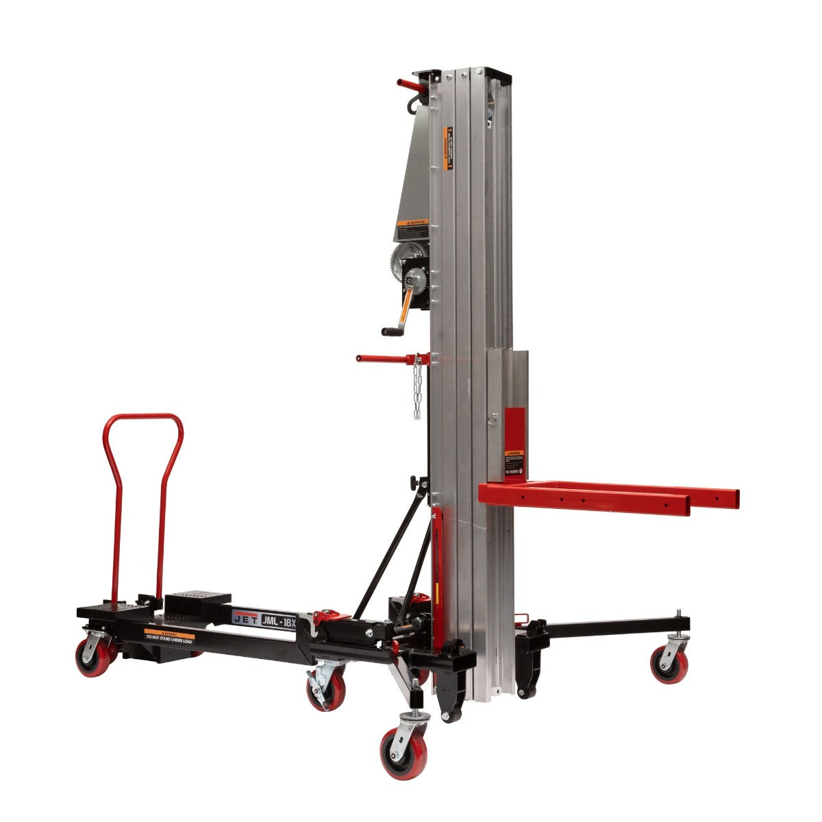 Jet 18' Material Lift JML-18X, 650 lbs, Optional Counterbalance JT1-2410