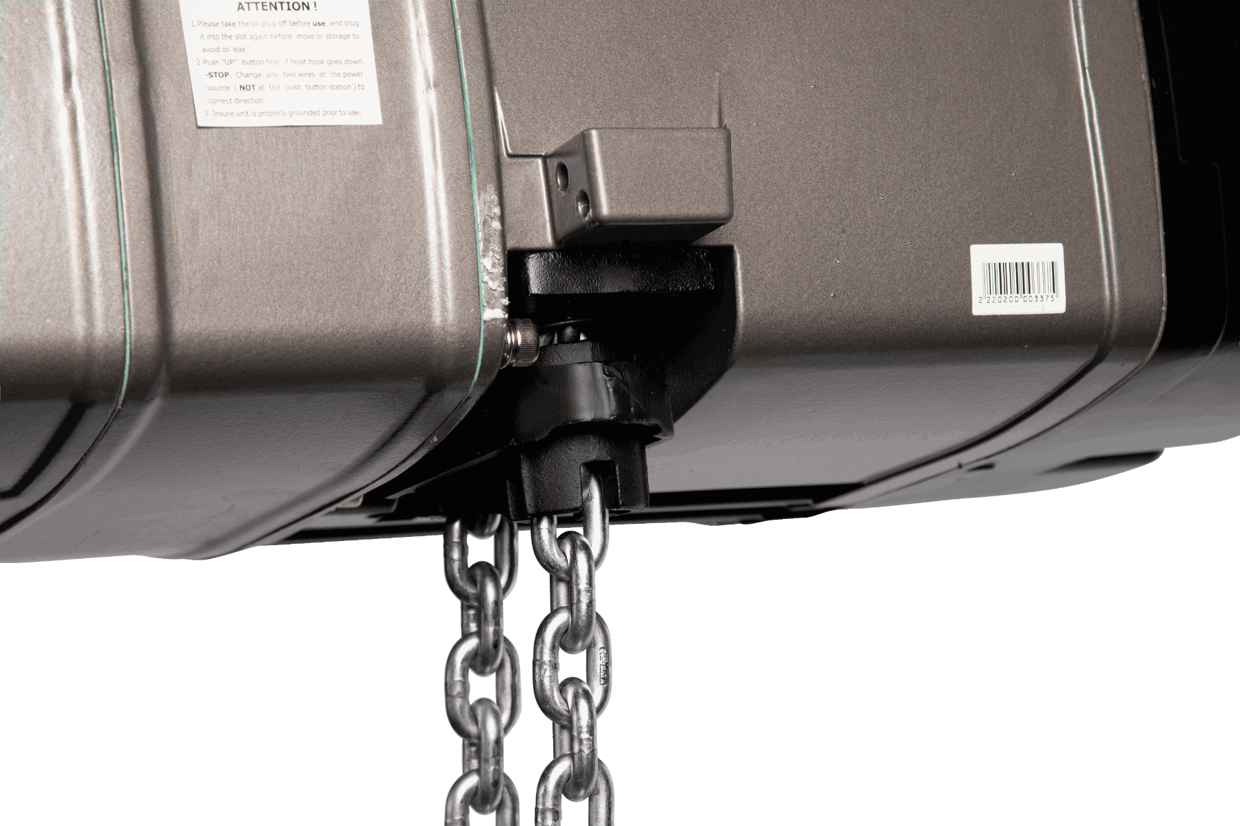 Jet TS100-015 1 Ton Electric Hoist 460V with Trolley & 4 Button Pendant 144005K