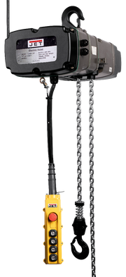 Jet TS500-010 5 Ton Electric Hoist 10 ft. Lift 3 PH 140127