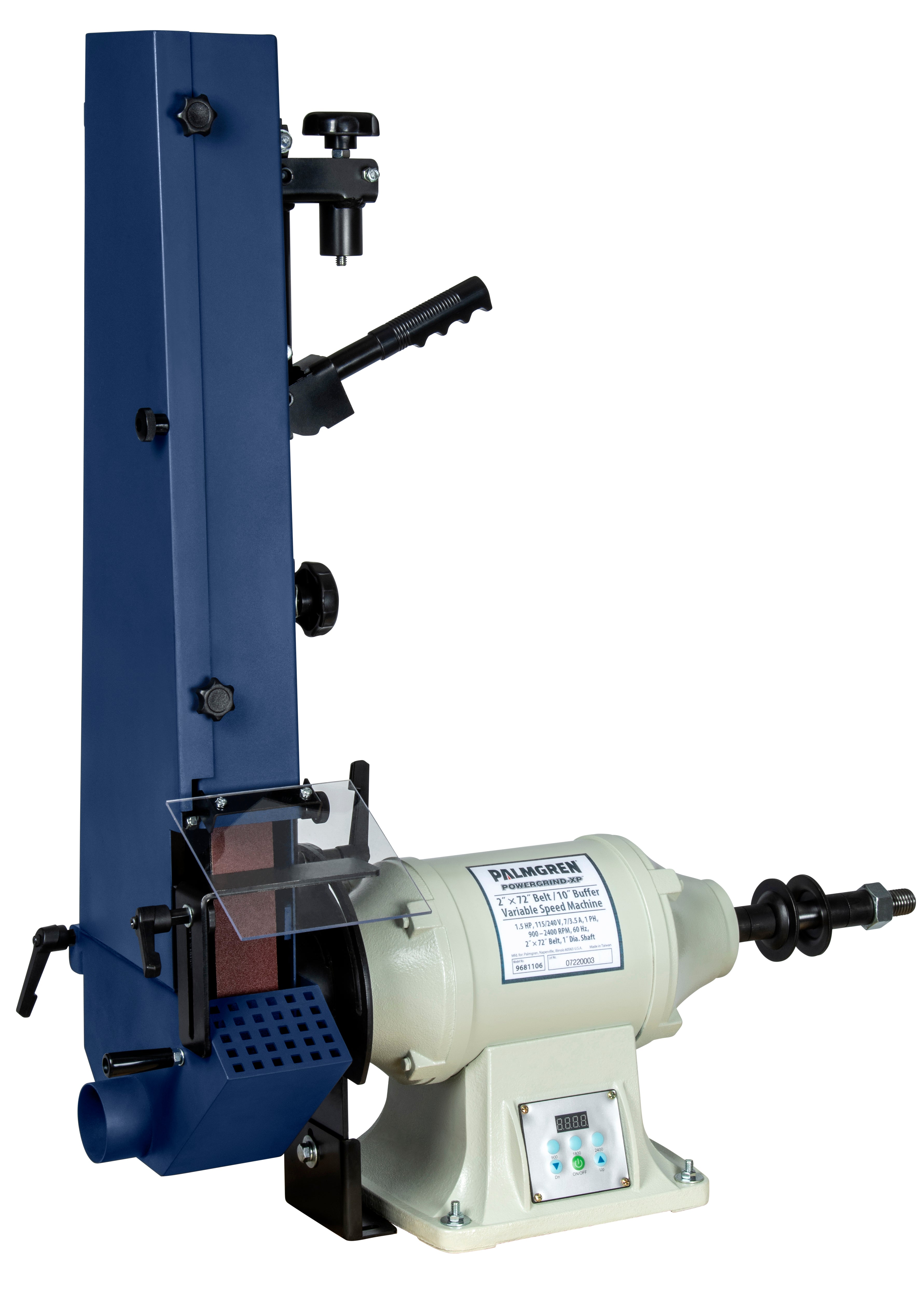 Palmgren 2" x 72" VS Single Belt with Buffer Combo 9681106